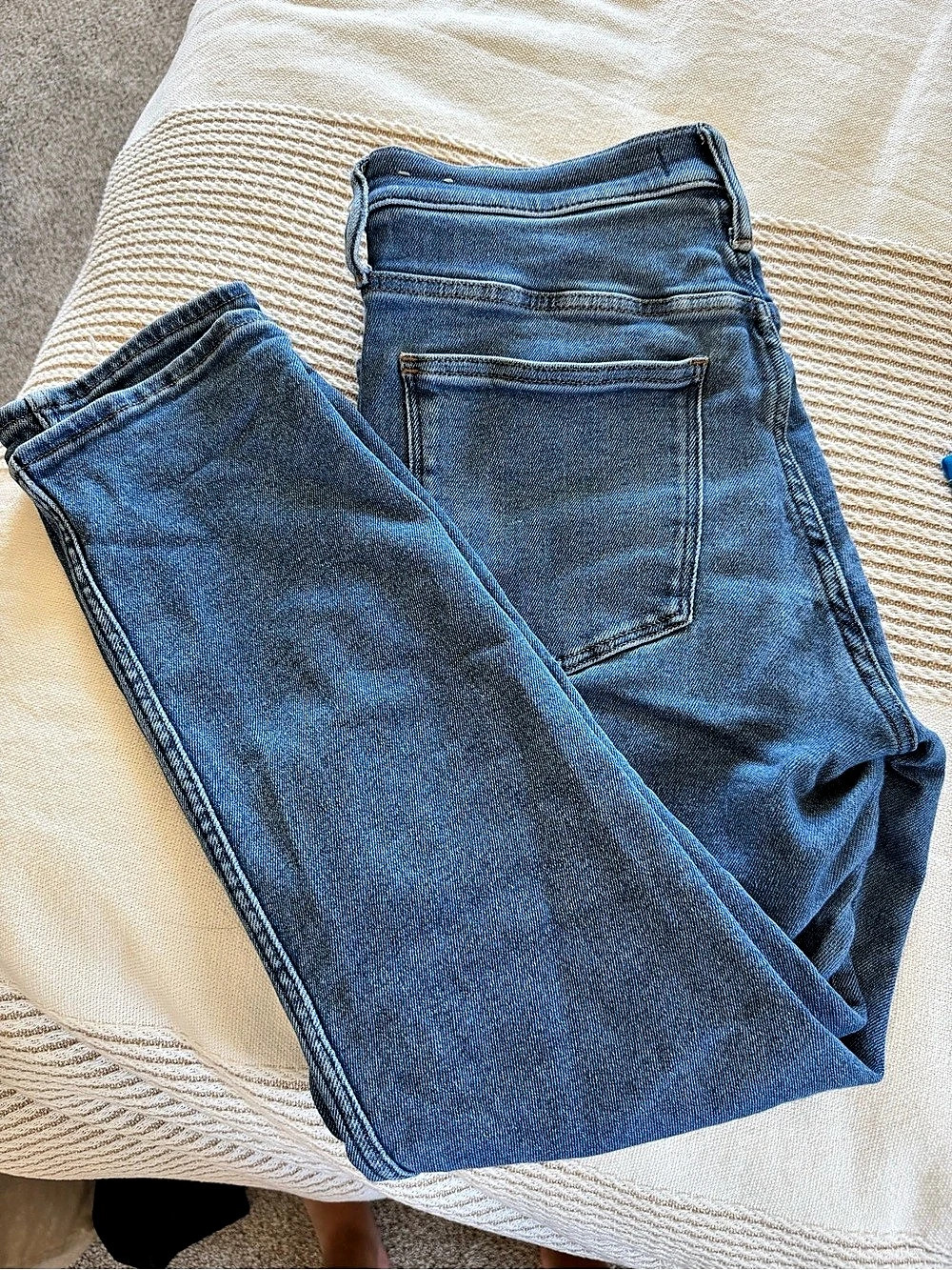 Madewell Stovepipe Blue Skinny Jeans Size 30 Like New